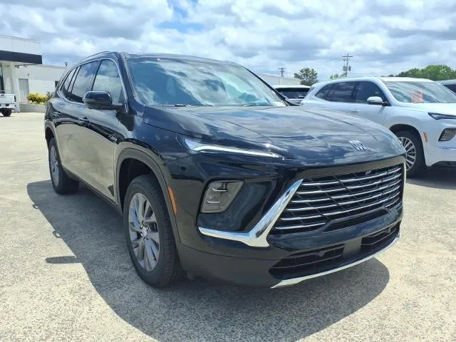 2026 Buick Enclave Preferred in Ebony Twilight Metallic — front three-quarter view