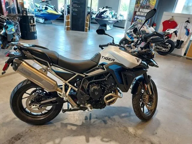 2026 Triumph Tiger 900 Alpine Edition — front three-quarter view