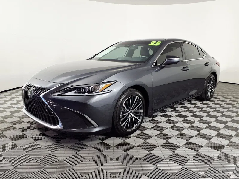2025 Lexus ES ES 300h in Gray — front three-quarter view