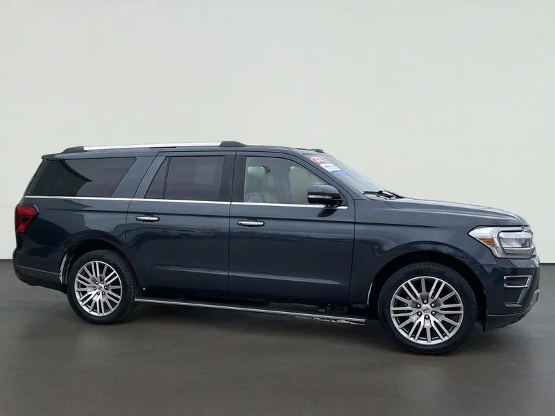 2022 Ford Expedition Max Limited in Brown — front three-quarter view