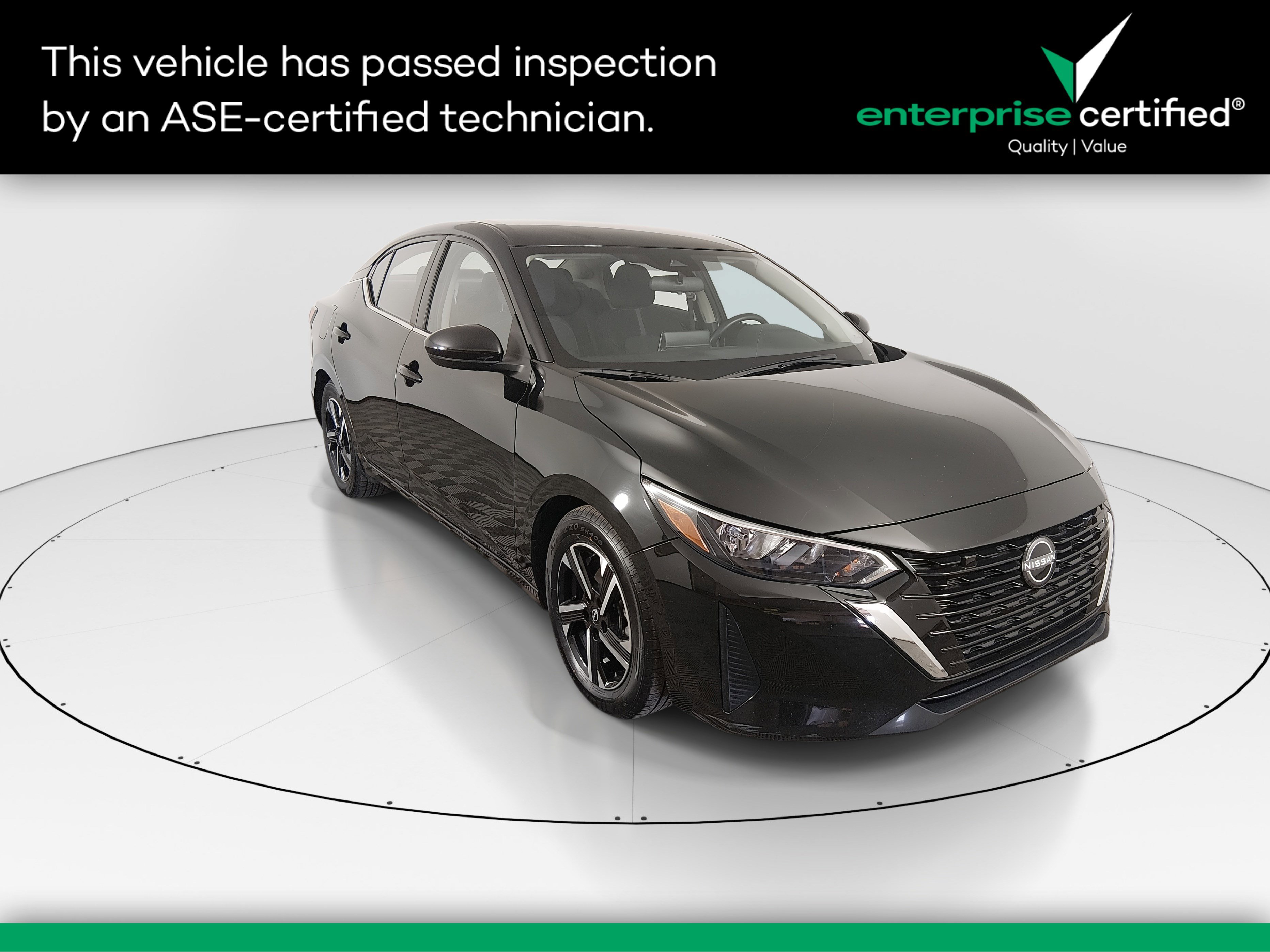 2024 Nissan Sentra SV CVT — front three-quarter view