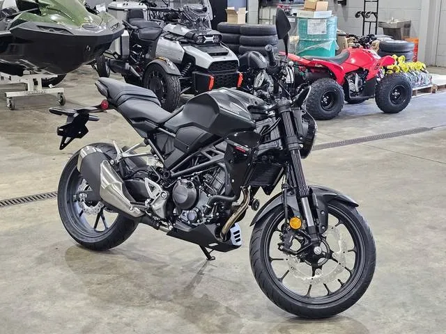2025 Honda® CB300R — front three-quarter view