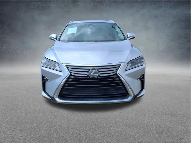 2017 Lexus RX RX 350 in Silver — front three-quarter view