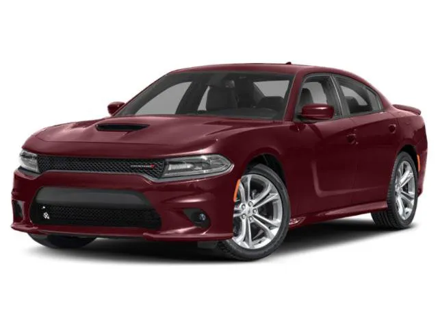 2019 Dodge Charger GT in White Knuckle Clearcoat — front three-quarter view