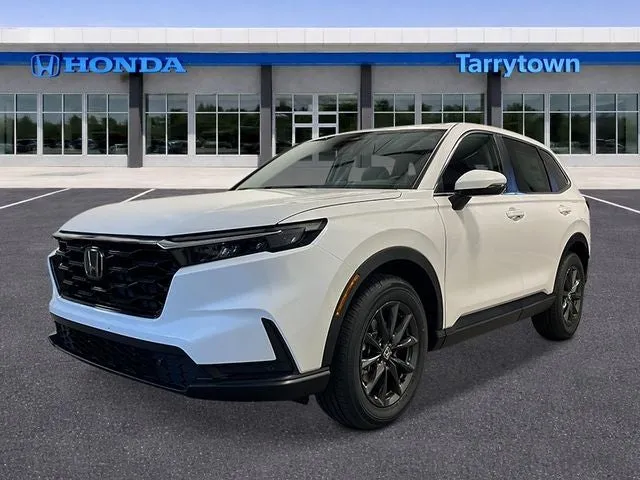 2026 Honda CR-V AWD EX-L in Platinum White Pearl — front three-quarter view