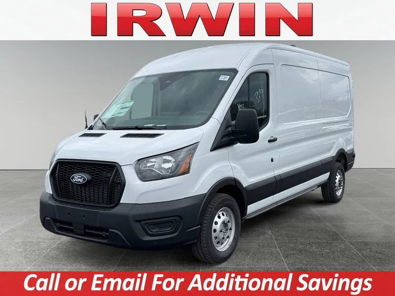 2026 Ford Transit Cargo Van Cargo Van in White — front three-quarter view