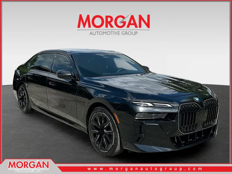 2024 BMW 7 Series 760i xDrive in Black — front three-quarter view