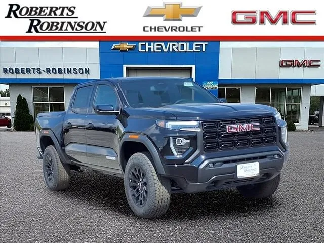 2026 GMC Canyon Elevation in Onyx Black — front three-quarter view