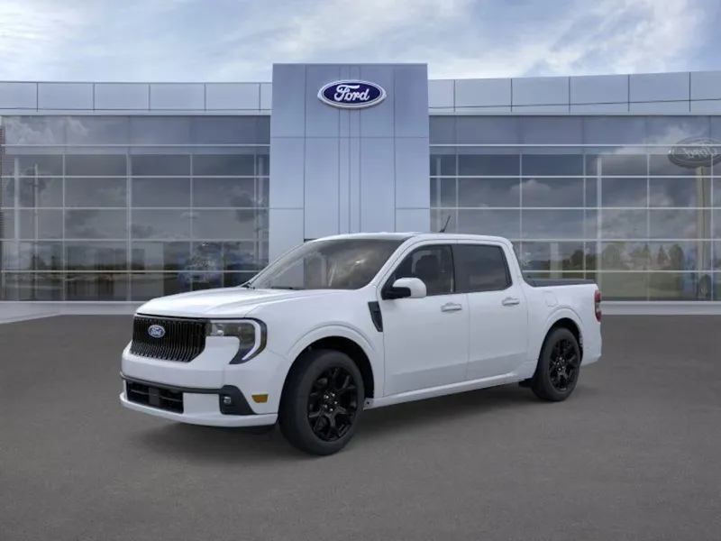 2026 Ford Maverick in A3 Silver — front three-quarter view
