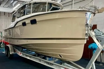 2026 Ranger Tugs R-27 — front three-quarter view
