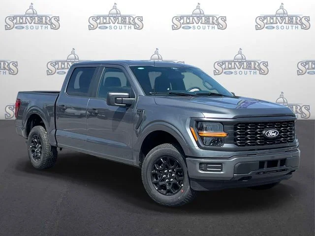 2026 Ford F-150 STX in Gray — front three-quarter view