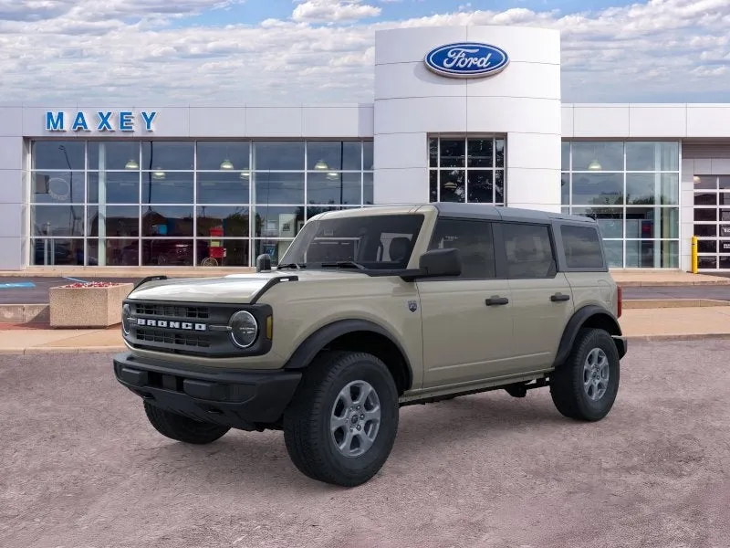 2026 Ford Bronco Big Bend® in Desert Sand — front three-quarter view