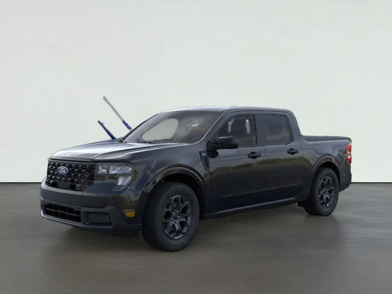 2026 Ford Maverick XLT in Shadow Black — front three-quarter view