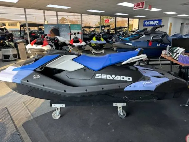 2026 Sea-Doo Spark™ for 3 Rotax® 900 ACE™ - 90 CONV with IBR and Audio — front three-quarter view