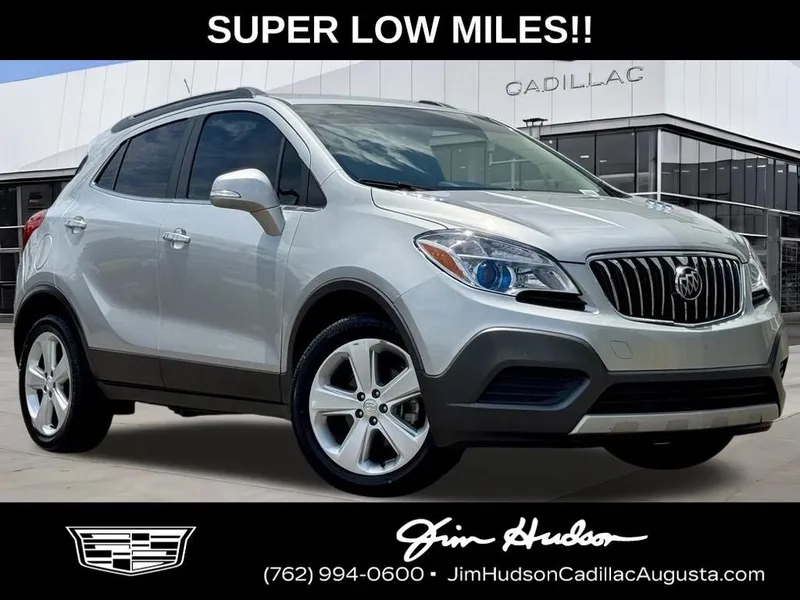 2016 Buick Encore Base in Quicksilver Metallic — front three-quarter view