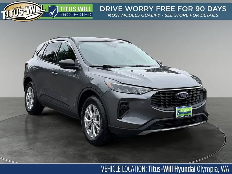 2023 Ford Escape Active in Gray Metallic — front three-quarter view