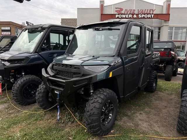 2026 Polaris® Ranger Crew XP 1000 NorthStar Edition Ultimate Blue Labyrinth — front three-quarter view