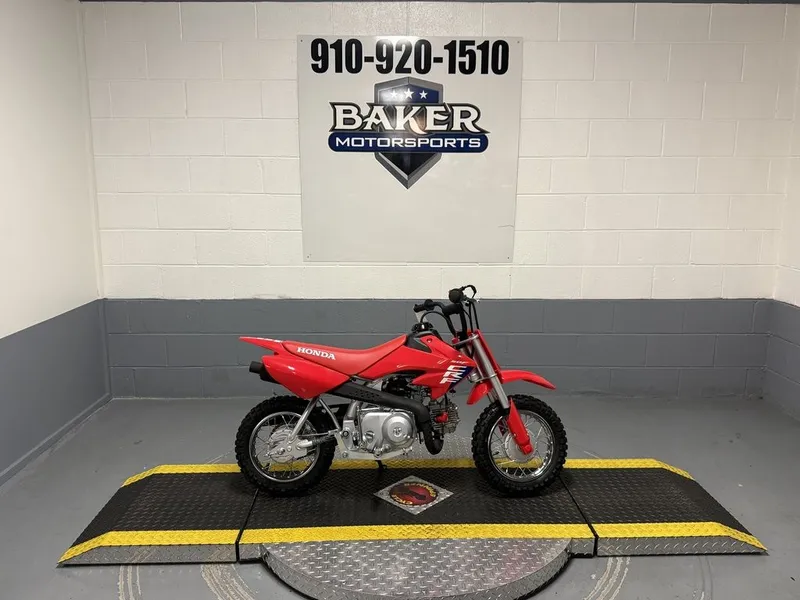 2026 Honda CRF50F — front three-quarter view