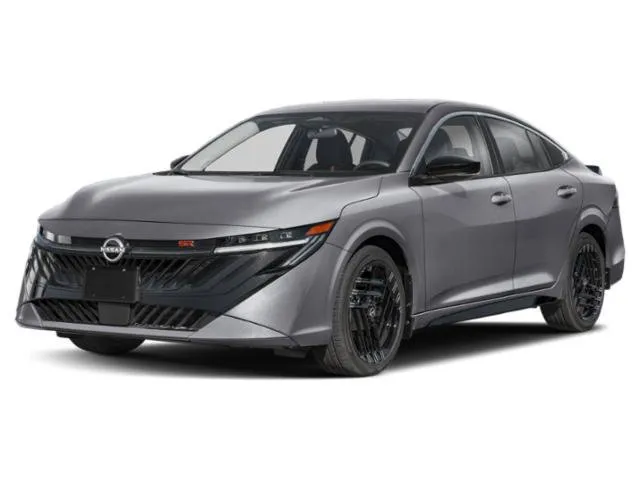 2026 Nissan Sentra SR in Gun Metallic — front three-quarter view