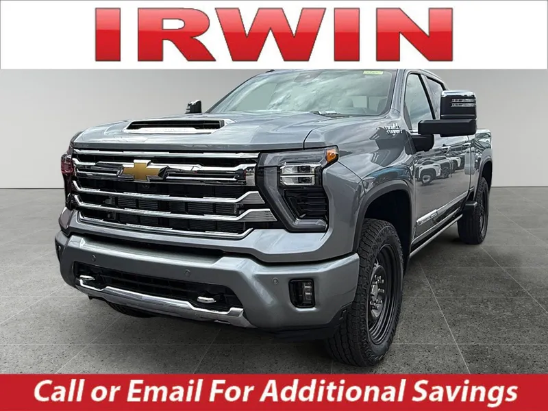 2026 Chevrolet Silverado 2500 HD High Country in Sterling Gray Metallic — front three-quarter view