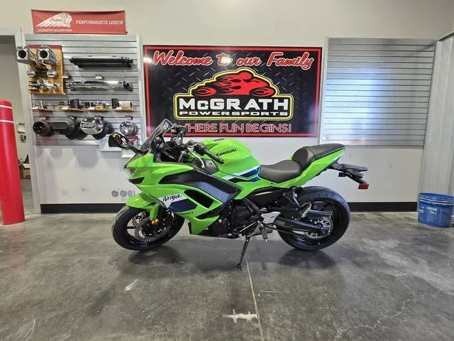 2026 Kawasaki Ninja® 650 ABS — front three-quarter view
