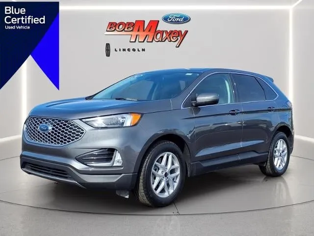 2024 Ford Edge SEL in Carbonized Gray M7 — front three-quarter view