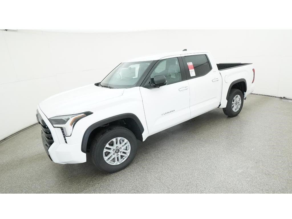 2026 Toyota Tundra 4WD SR5 in Ice — front three-quarter view