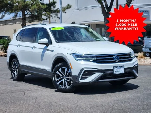 2024 Volkswagen Tiguan S in Pure White — front three-quarter view