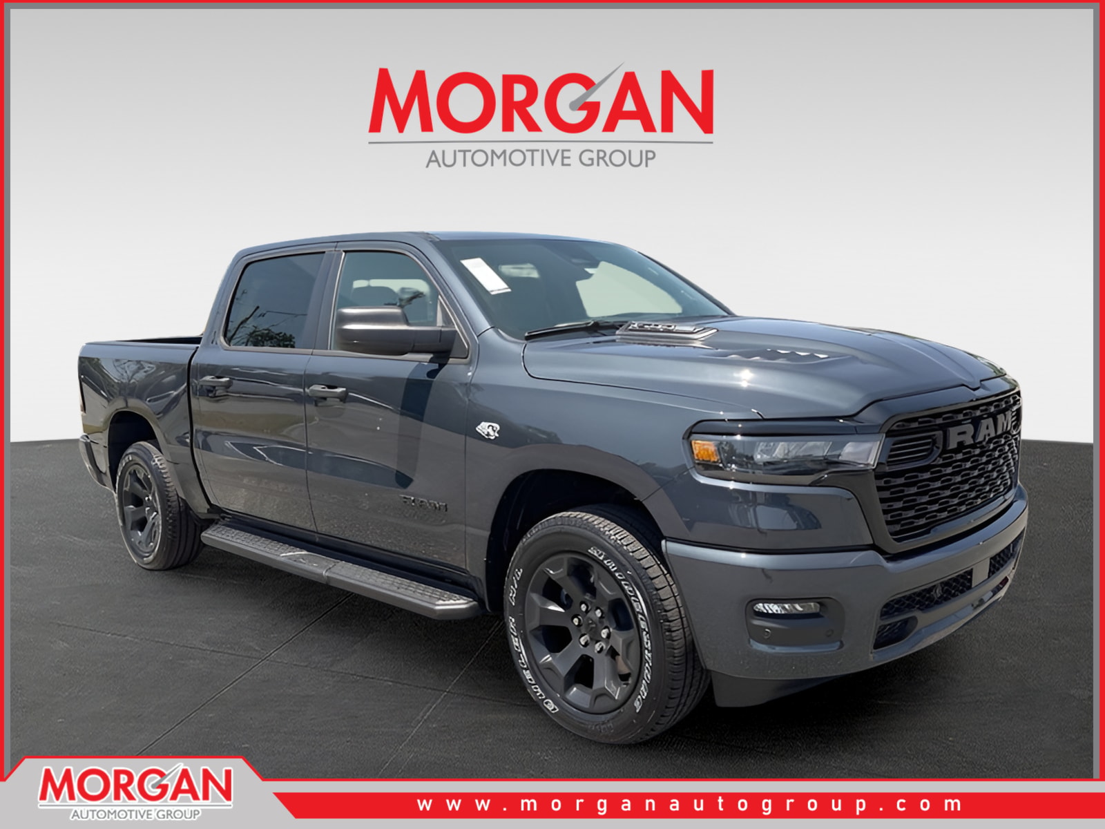 2026 Ram 1500 Express in Blue — front three-quarter view