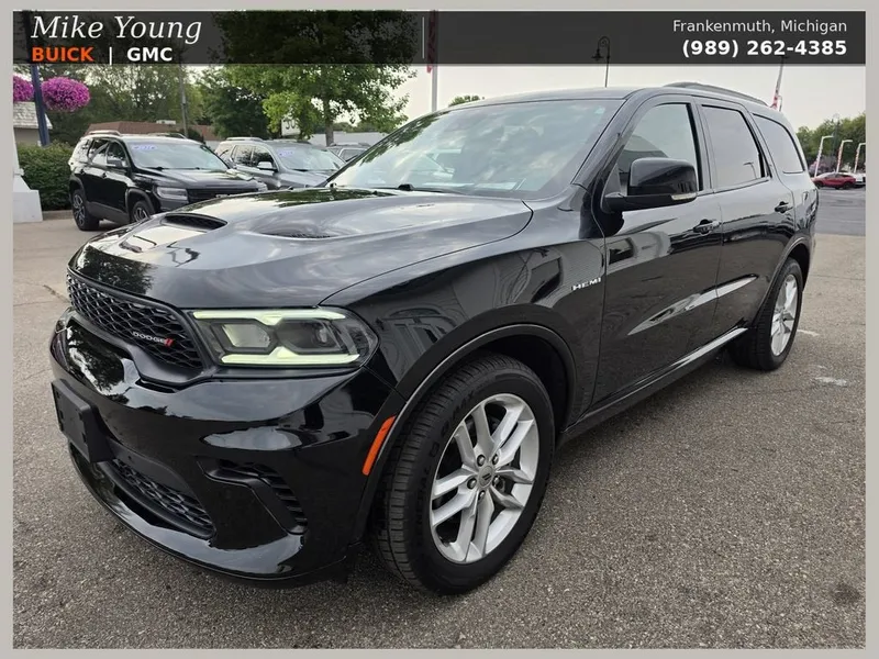 2024 Dodge Durango R/T Plus in Black — front three-quarter view