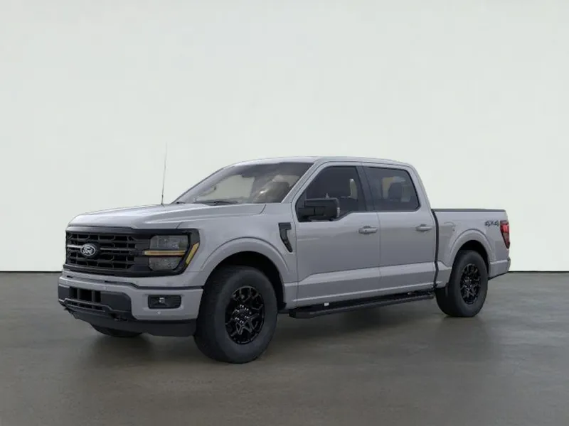 2026 Ford F-150 XLT in Avalanche — front three-quarter view