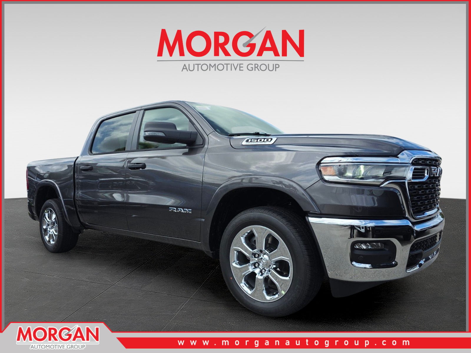 2026 Ram 1500 Big Horn/Lone Star in Gray — front three-quarter view