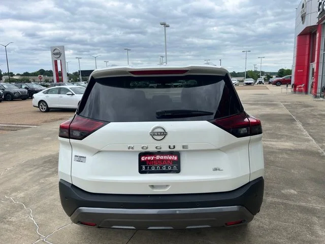 2023 Nissan Rogue — rear three-quarter view
