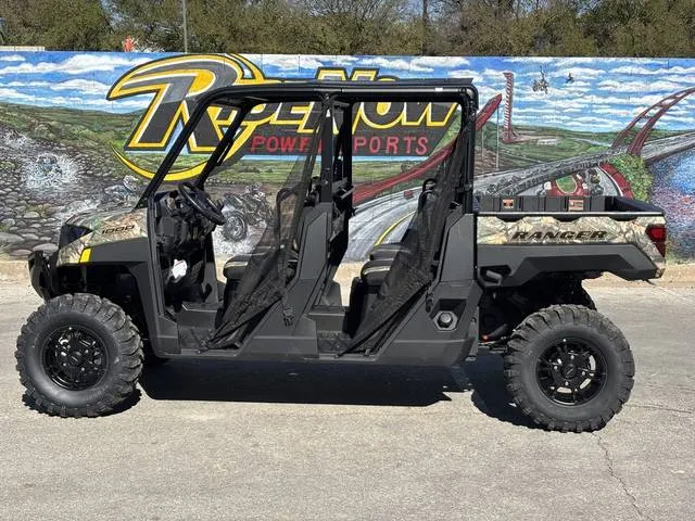 2026 Polaris® Ranger Crew XP 1000 Premium Polaris Pursuit Camo — front three-quarter view