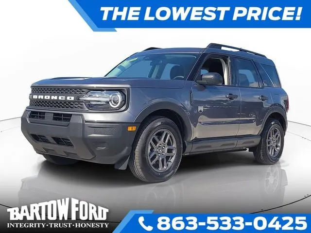 2026 Ford Bronco Sport Big Bend in Gray Metallic — front three-quarter view