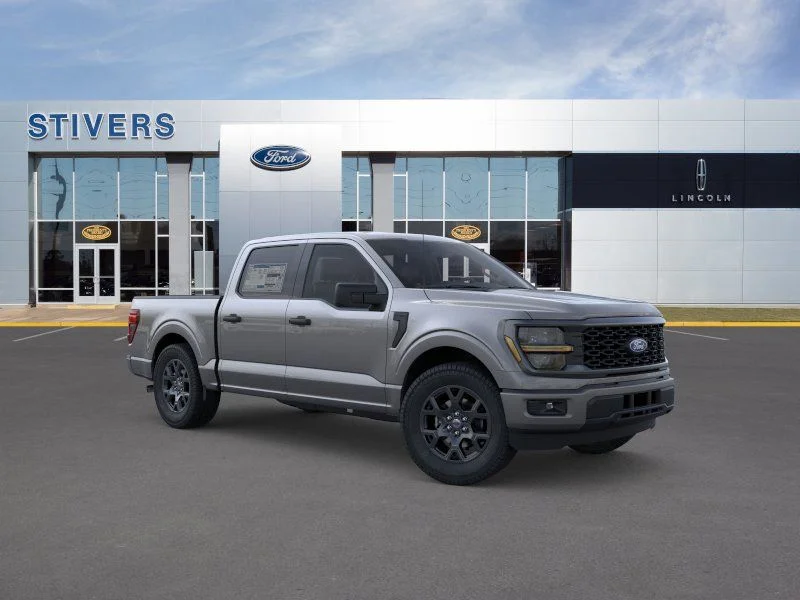 2026 Ford F-150 STX in Gray — front three-quarter view