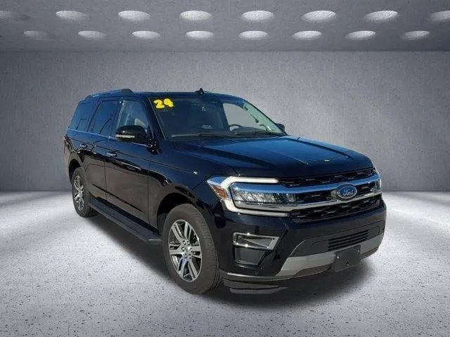 2024 Ford Expedition Limited in Black — front three-quarter view