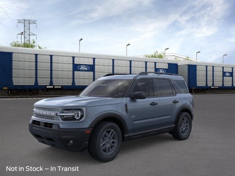 2026 Ford Bronco Sport Big Bend in Azure Gray Metallic Tri-Coat — front three-quarter view