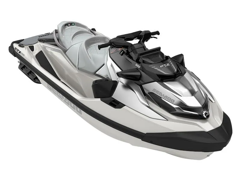 2026 Sea-Doo GTX Limited 325 White Pearl Premium — front three-quarter view