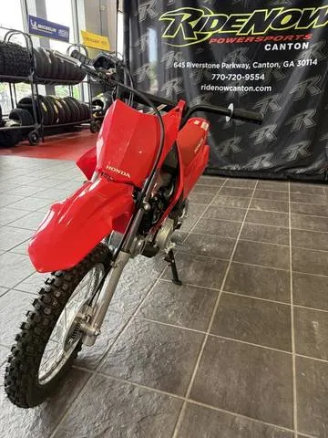 2026 Honda® CRF110F — front three-quarter view