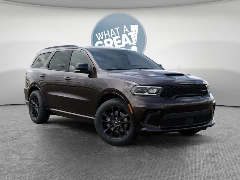 2026 Dodge Durango GT Plus in Red Oxide Exterior Paint — front three-quarter view