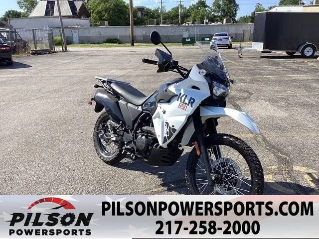 2024 Kawasaki KLR®650 ABS — front three-quarter view
