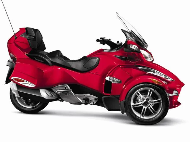 2011 Can-Am® Spyder® RT-S SE5 — front three-quarter view