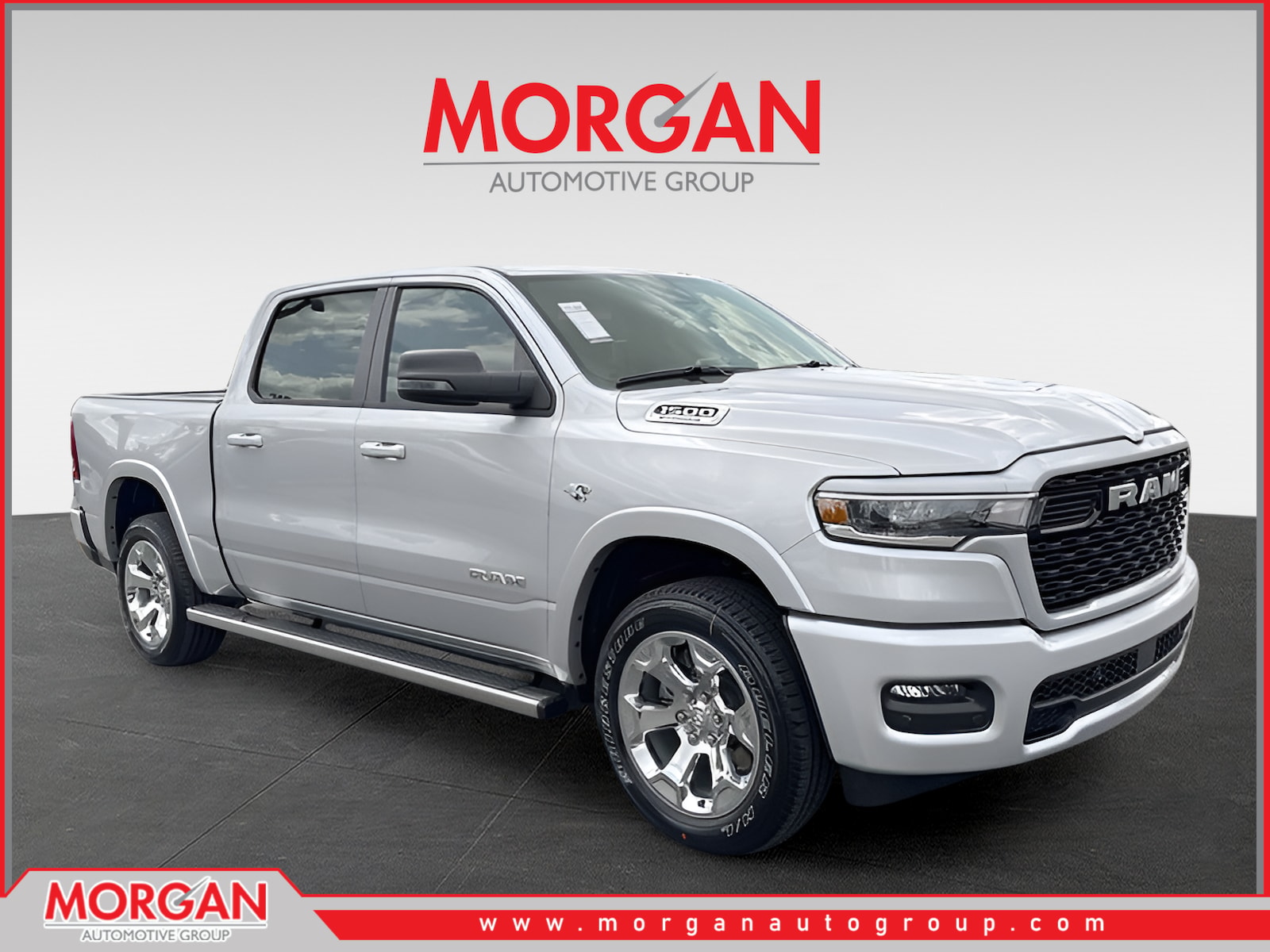 2026 Ram 1500 Big Horn/Lone Star in Silver — front three-quarter view