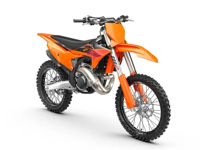 2027 KTM 300 SX — front three-quarter view