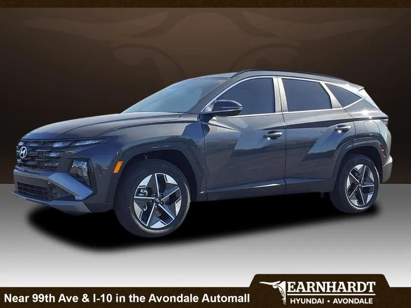 2026 Hyundai TUCSON SEL Premium in Ecotronic Gray — front three-quarter view