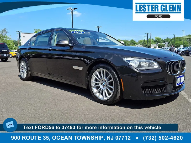 2015 BMW 750Li xDrive 750Li xDrive in Copper — front three-quarter view