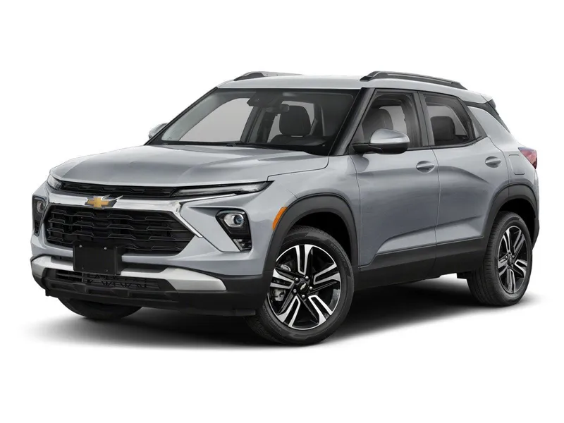 2026 Chevrolet Trailblazer LT in Summit White — front three-quarter view