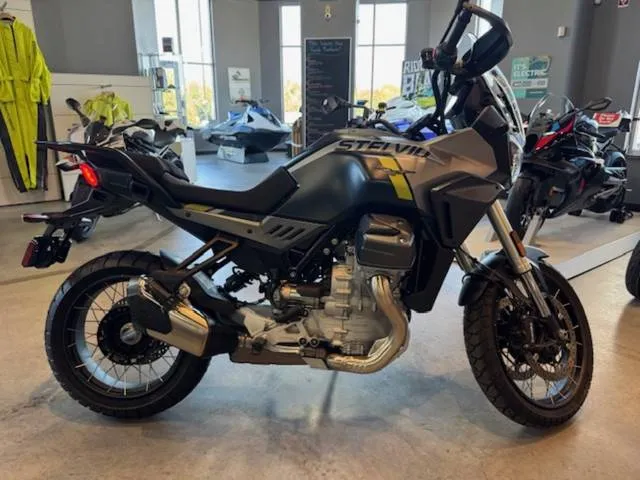 2024 Moto Guzzi Stelvio — front three-quarter view
