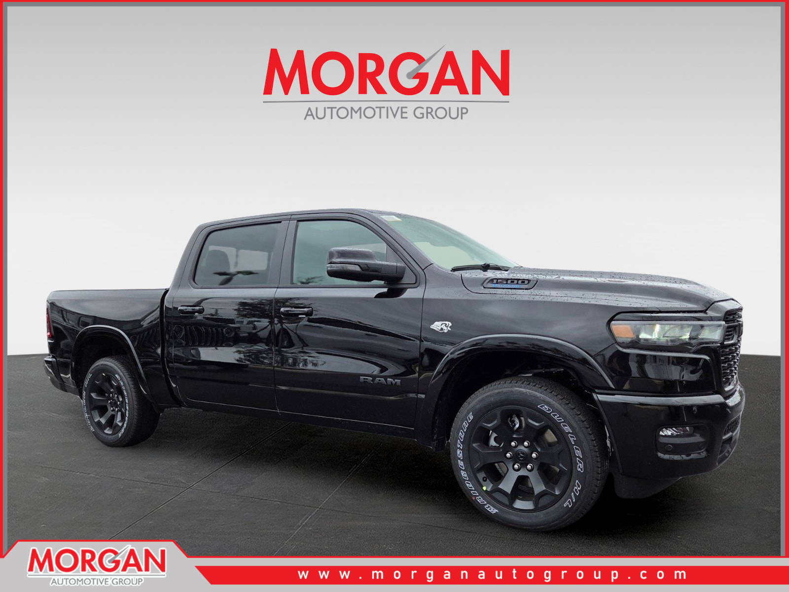 2026 Ram 1500 Big Horn/Lone Star in Black — front three-quarter view